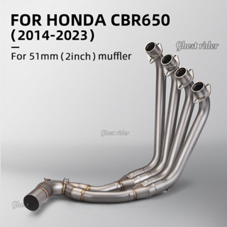 HONDA 適用於本田 CB650F CB650R CBR650 CBR650F 2014-2022 摩托車排氣全系統前