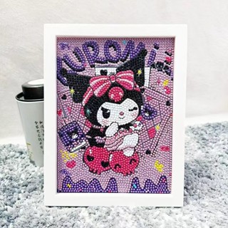 💟批發可議價代購💟卡通庫洛米新款草莓熊鑽石貼畵 禮物diy手工爆款