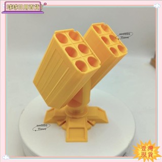 🔥壹灣免運🔥+ 辦公實用3D可旋轉防空導彈髮射器筆筒擺件科技感桌麵辦公文具收納盒模型 W9PF🔥