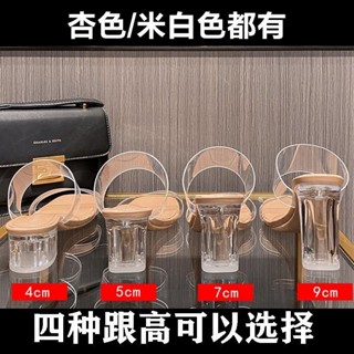 【店鋪熱銷】真皮2025夏季新款高跟粗跟透明涼鞋女時尚外穿水晶跟百搭中跟拖鞋