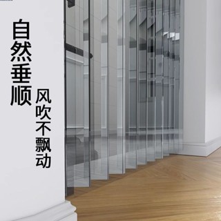 【客製化|加厚不加價】【輕松折疊】衛生間折疊隔斷簾折疊浴簾高階防水簾空調門簾保溫透明軟門簾PVC簾子折疊門簾