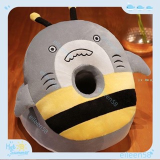 【臺灣出貨+發票】抱枕 卡通可愛鯊bee午睡枕抱枕學校午睡趴睡枕學生辦公午休桌上趴枕（賣場精選）