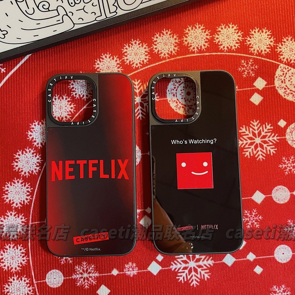 臺灣出貨CASETi聯名網飛NETFLIX限定款適用iPhone16Promax手機殻蘋果15/14