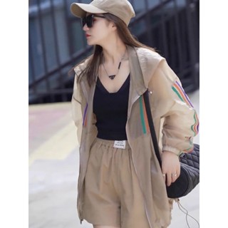 防曬外套 外套 uv100 涼感外套 防曬衣 夏天外套 薄外套 夏天薄外套 女小個子防紫外綫輕薄透氣防曬服開衫