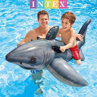 ✨臺灣出貨✨INTEX兒童水上坐騎遊泳戲水動物充氣玩具小孩浮床加厚加大浮排 WAKY