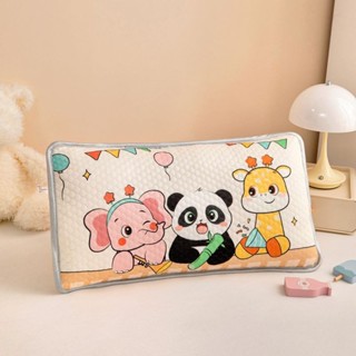 新品價 冰絲枕套 冰絲涼枕套兒童涼席枕頭套30x50雙面藤席幼兒園小整頭套嬰兒單只