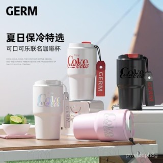 聚寶隆百貨🔜Germ/格沵 390/590ML可口可樂聯名保溫杯 316不銹鋼保溫杯 夏季隨行杯 咖啡杯 戶外便攜水杯