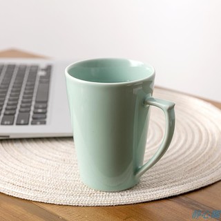 青瓷馬克杯 簡約咖啡杯 歐式陶瓷杯 家用茶杯 會議杯 茶具杯