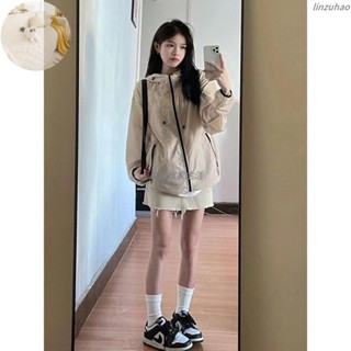 鑫妍-輕薄防曬外套🎀美式復古防曬衣外套居家女夏季新款戶外個性防紫外線透氣薄款開衫ins