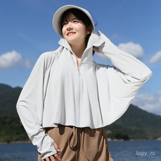 精緻女人生活館💄冰絲防曬衣2025夏新款紫外綫戶外騎車薄款透氣防曬服女外套UPF50+