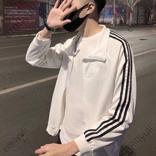 【臺灣出貨】防曬衣服男社會精神小夥韓版修身夾克薄款帥氣男士春夏外套潮流男 防曬外套 夏天外套男 薄外套