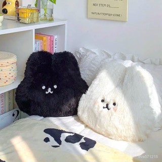 可愛靠枕 抱枕 靠枕 午睡枕 玩偶 毛絨玩具 奶油兔子玩偶抱枕女生睡覺專用毛絨玩具大白兔公仔娃娃七夕禮物