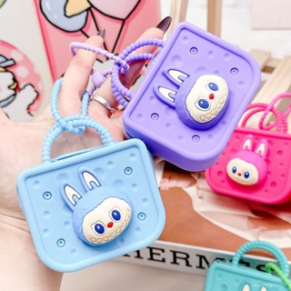【臺灣48H】新品拉布布零錢包 labubu零錢包 labubu周邊 女生小禮品可愛卡通耳機收納包labubu公仔小方包