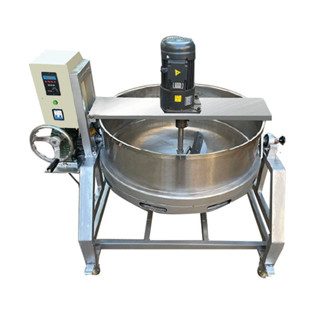 【這款是定製產品 標價為定金】商用全自動大型翻炒鍋火鍋底料炒料機肉醬夾層鍋炒菜機涼粉攪拌機