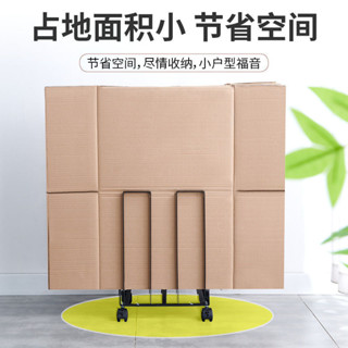 熱賣 日式帶輪可移動紙箱收納架 鐵藝雜物收納推車 家用倉庫紙皮置物架