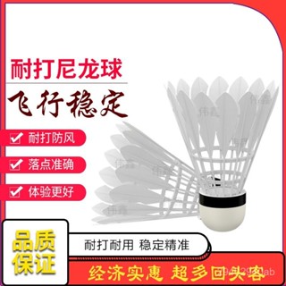 模擬尼龍球耐打防風不易爛入門訓練羽毛球專業比賽穩定娛樂用球