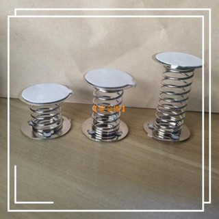 🌸臺灣限時低價【聚金閣】迷你款DIY玩具搖擺裝飾配件雙面彈簧底座超輕粘土用品小壓簧座