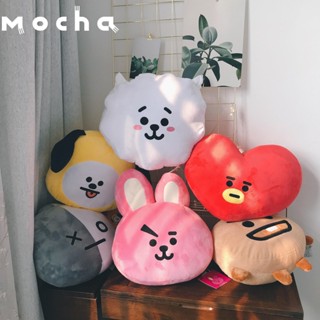 正版代購BTS防彈少年團BT21抱枕毛絨靠墊公仔汽車靠枕玩偶娃娃抱枕玩具