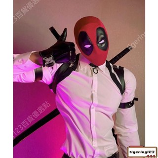 漫威 死侍2 Deadpool 頭盔 面具 萬聖節 cosplay 男頭套 影視周邊 面罩 表演 變裝道具