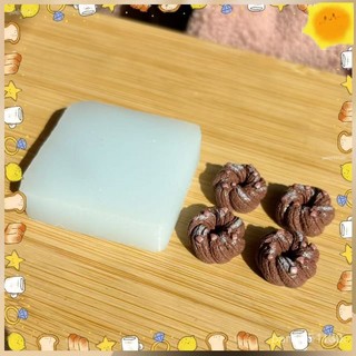新店優惠🌸捏捏模具🌸矽膠模具 diy 矽膠 A51巧克力花捲麵包mini迷你滴膠耐高溫diy手工矽膠模具 模具