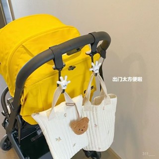 💗臺灣最低價💗寶寶嬰兒推車嬰兒車專用卡通米奇掛鈎神器二代電動車前置通用神器