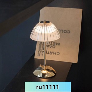 美式復古小檯燈 創意復古 檯燈 充電氛圍燈 充電桌燈 觸控小夜燈 咖啡館檯燈 觸控臺燈 水晶檯燈
