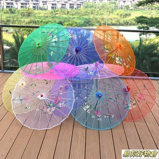 【臺灣熱銷】透明傘工藝傘絲絹傘兒童舞蹈傘道具傘印花複古典裝飾跳舞演出