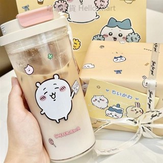 【熱賣】吉伊卡哇吸管杯 大容量水壺 吉伊隨身杯 塑膠杯 chiikawa實用雙飲杯 環保杯