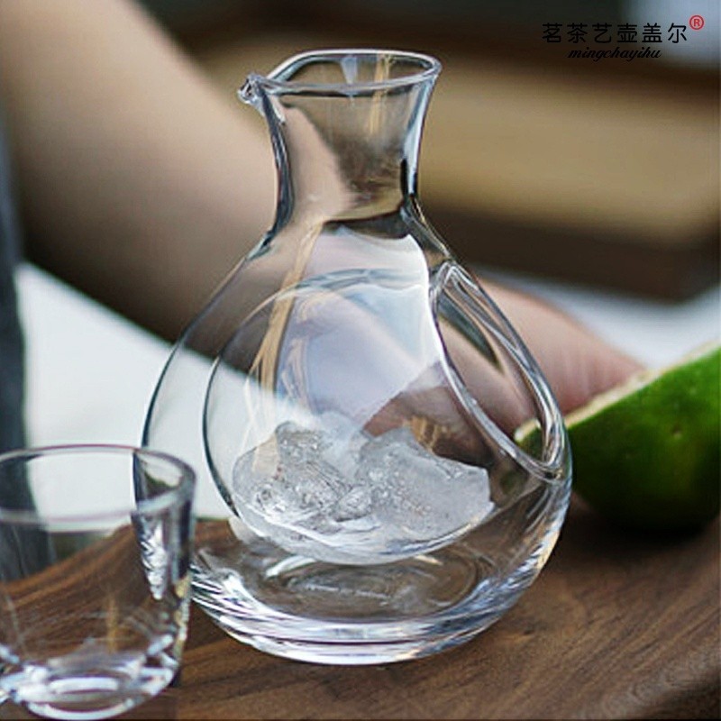 特價專賣冰酒醒酒器家用酒壺洋酒分酒器水晶玻璃清酒瓶日式料理壺倉鼠冰屋Ⅰ