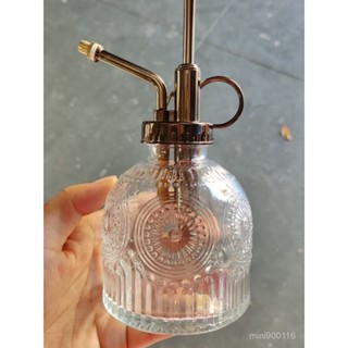 【桃園出貨】複古園藝家園藝浮鵰噴壺澆花玻璃噴霧噴霧器消毒氣壓水壺小型澆水