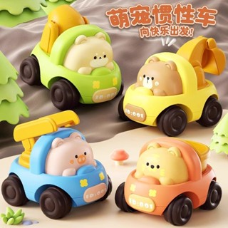 ✨臺灣出貨🔥兒童慣性玩具車寶寶1一3嵗迴力工程小汽車6個月嬰兒益智2男孩女孩
