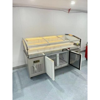 【可開統編】階梯展示櫃商用保鮮冷凍冰臺冷藏麻辣燙水果冰箱燒烤海鮮串串點菜詢運費e3