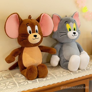 【Tom & Jerry】貓和老鼠公仔毛絨玩具可愛湯姆貓抱枕傑瑞玩偶兒童禮物大號米老鼠 毛絨公仔 毛絨玩具 娃娃