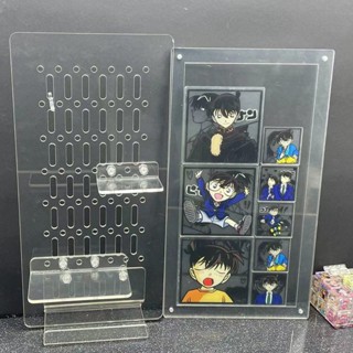 亞克力洞洞板置物架桌面辦公桌收納展示架免打孔書三層多功能神器pdd
