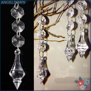 10pcs Acrylic Crystal Beads Garland Chandelier Hanging Weddi