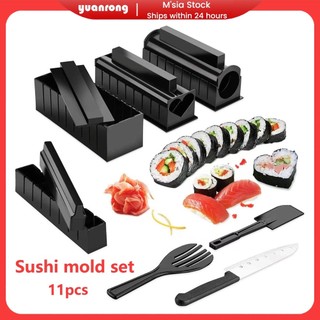 Sushi mold 11-piece multifunctional kitchen rice ball mold D