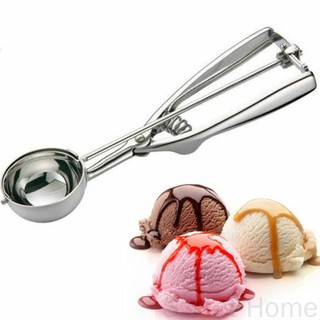 Ice Cream Scoop Trigger Metal Cookie Spoon Melon Baller Stai