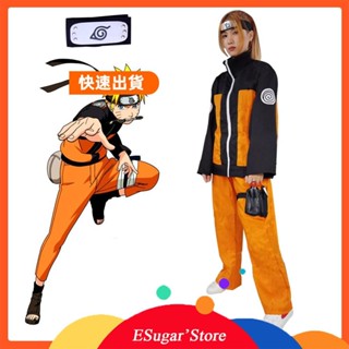 熱銷優選 萬聖節火影忍者服裝 鳴人一代兒童COS衣服 疾風傳鳴人衣服cosplay成人服裝 動