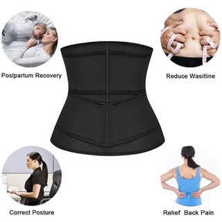 Women Neoprene Waist Trainer Corset Trimmer Belt, body shape