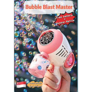 Bubble Gun Machine: Automatic Outdoor Bubble Toy for Kids -