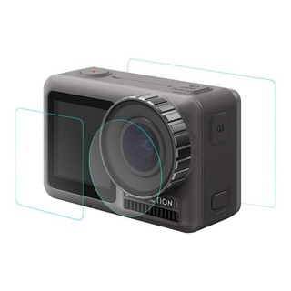 New OSMO Action Camera Lens 9H Tempered Glass Film Dual Scre
