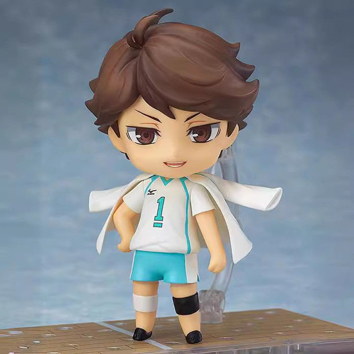 【現🧡貨】【抱漫閣】排球少年 及川徹 563# 及川徹 Q版粘土關節可動人偶 換臉盒裝手辦