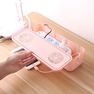 Cable Data Line Storage Box / Power Strip Cable Box / Charge