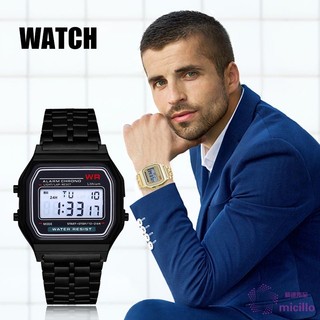 Small Square Dial Watch with Alloy Strap & Plexiglasses Mirr