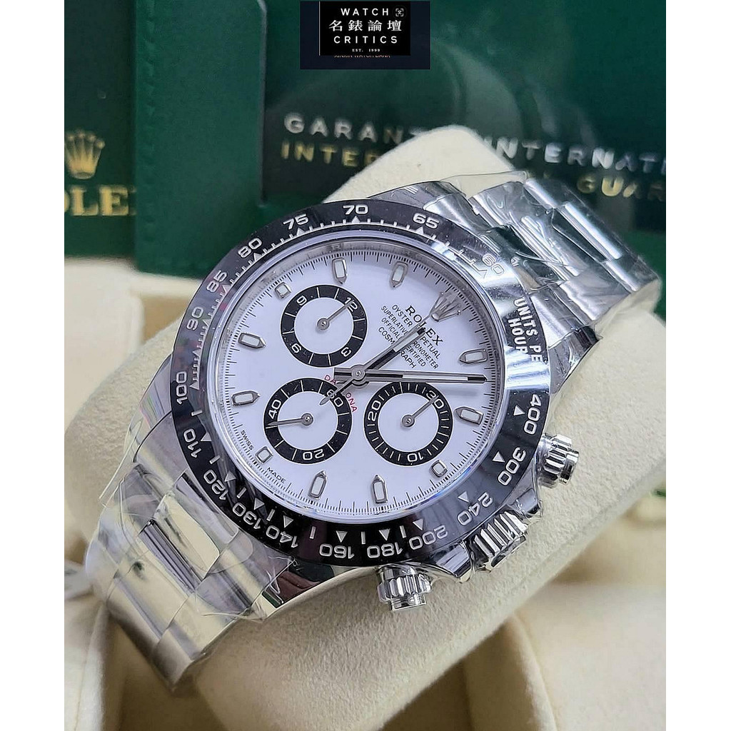 Rolex 勞力士 迪通拿 Daytona 116500LN 白面 白熊貓 40MM 白鋼迪 116518 全新
