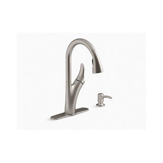 Kohler 感應式鵝頸抽拉式廚房龍頭 Touchless Pull-Down Kitchen Faucet 不鏽鋼拉絲