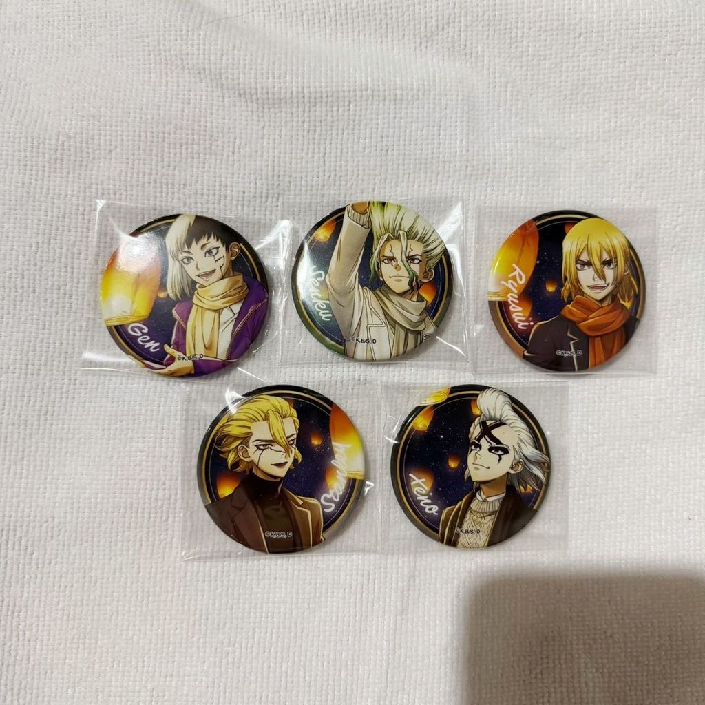 官方熱銷石紀元孔明燈吧唧場販新谷石神千空龍水幻斯坦利傑諾