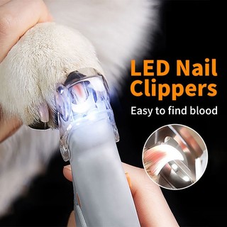 Professional Dog / Cat Nail Clippers With Led Light, Pet Nai