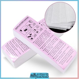 100 PCS Body Non-woven Fabric Hair Removal Wax Paper Rolls H