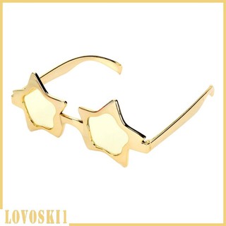 Kids\' Gold Five-point Star Sunglasses Funny Glasses Costume
